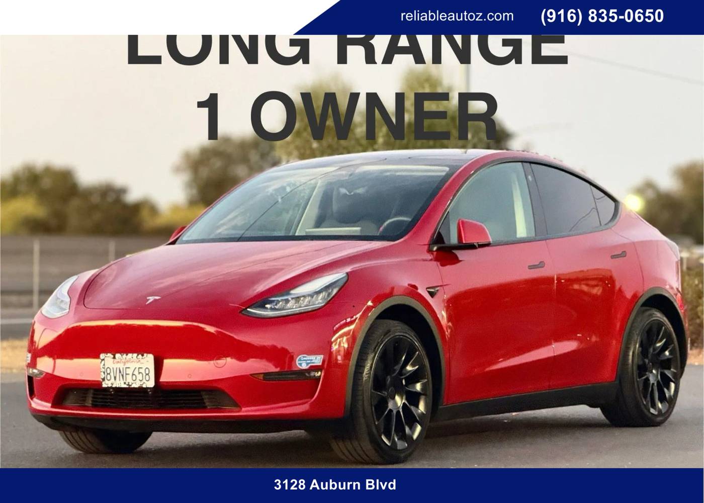 2021 Tesla Model Y Long Range — SUV — 101,629 mi — Sacramento, CA