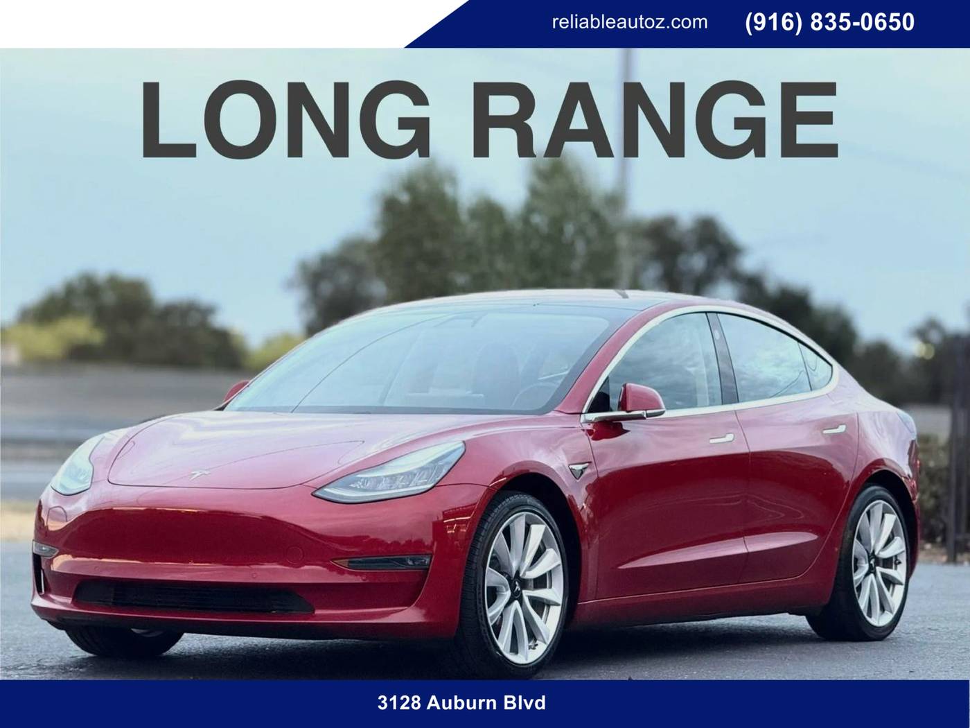 2018 Tesla Model 3 Long Range — Sedan — 111,870 mi — Sacramento, CA