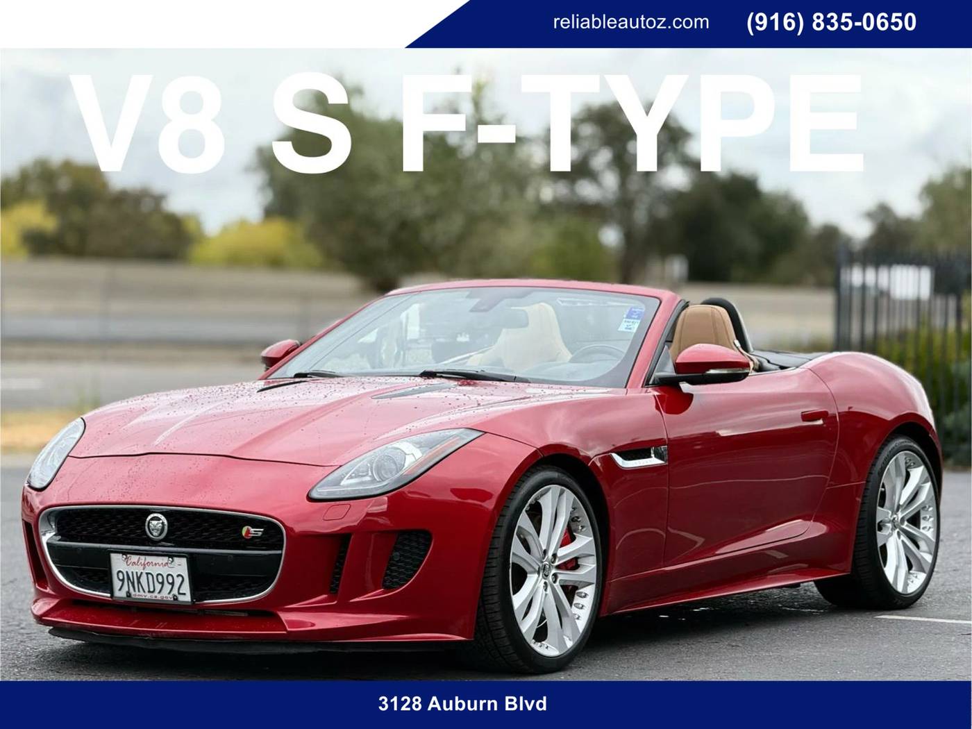 2014 Jaguar F-TYPE V8 S — Convertible — 53,084 mi — Sacramento, CA