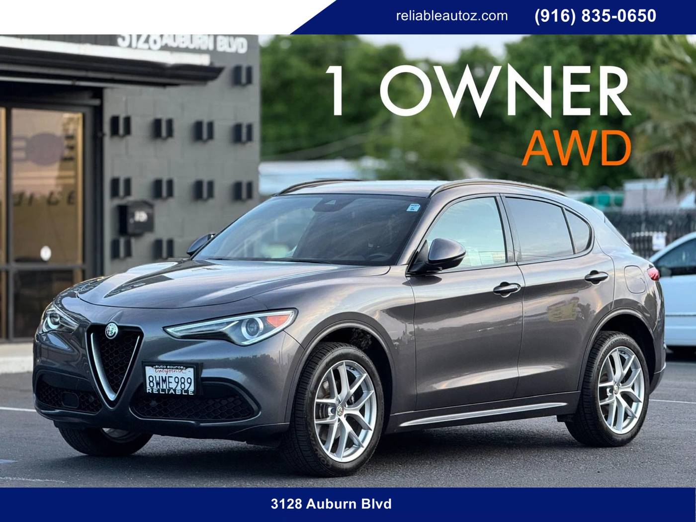 2020 Alfa Romeo Stelvio Ti Sport — SUV — 69,492 mi — Sacramento, CA
