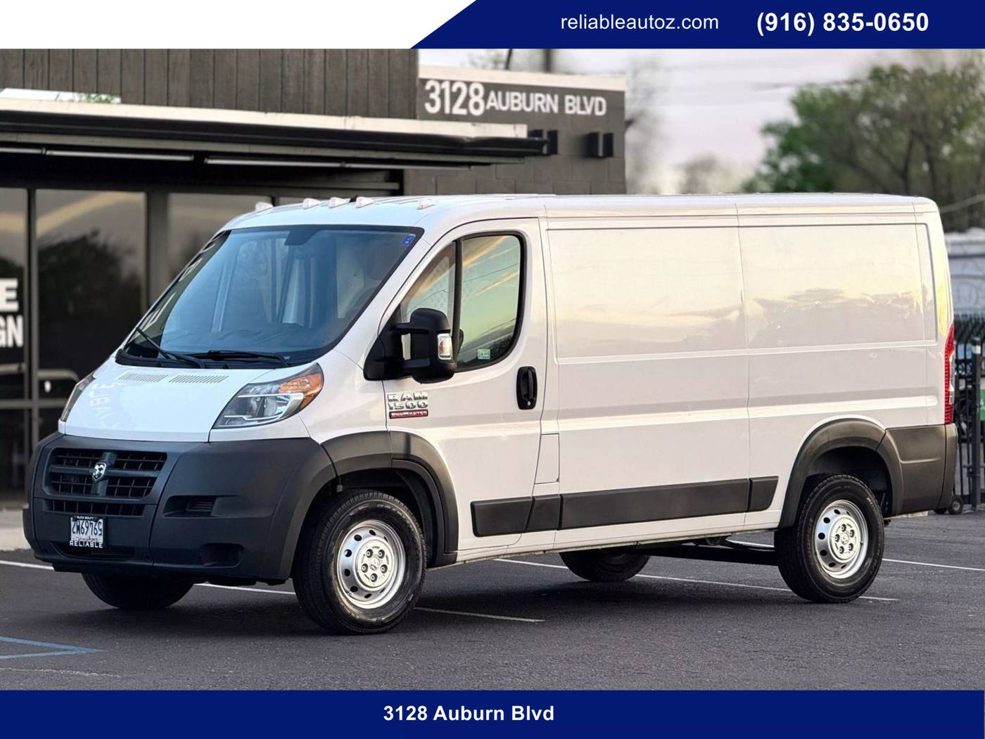 2017 Ram ProMaster Cargo Van 1500 — Cargo Van — 108,893 mi — Sacramento, CA