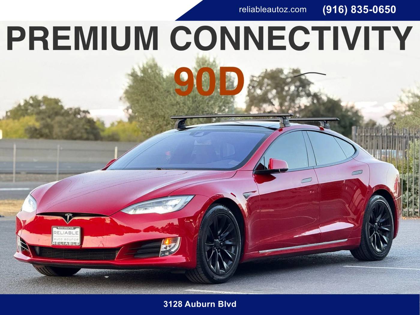 2016 Tesla Model S 90D — Hatchback — 78,153 mi — Sacramento, CA