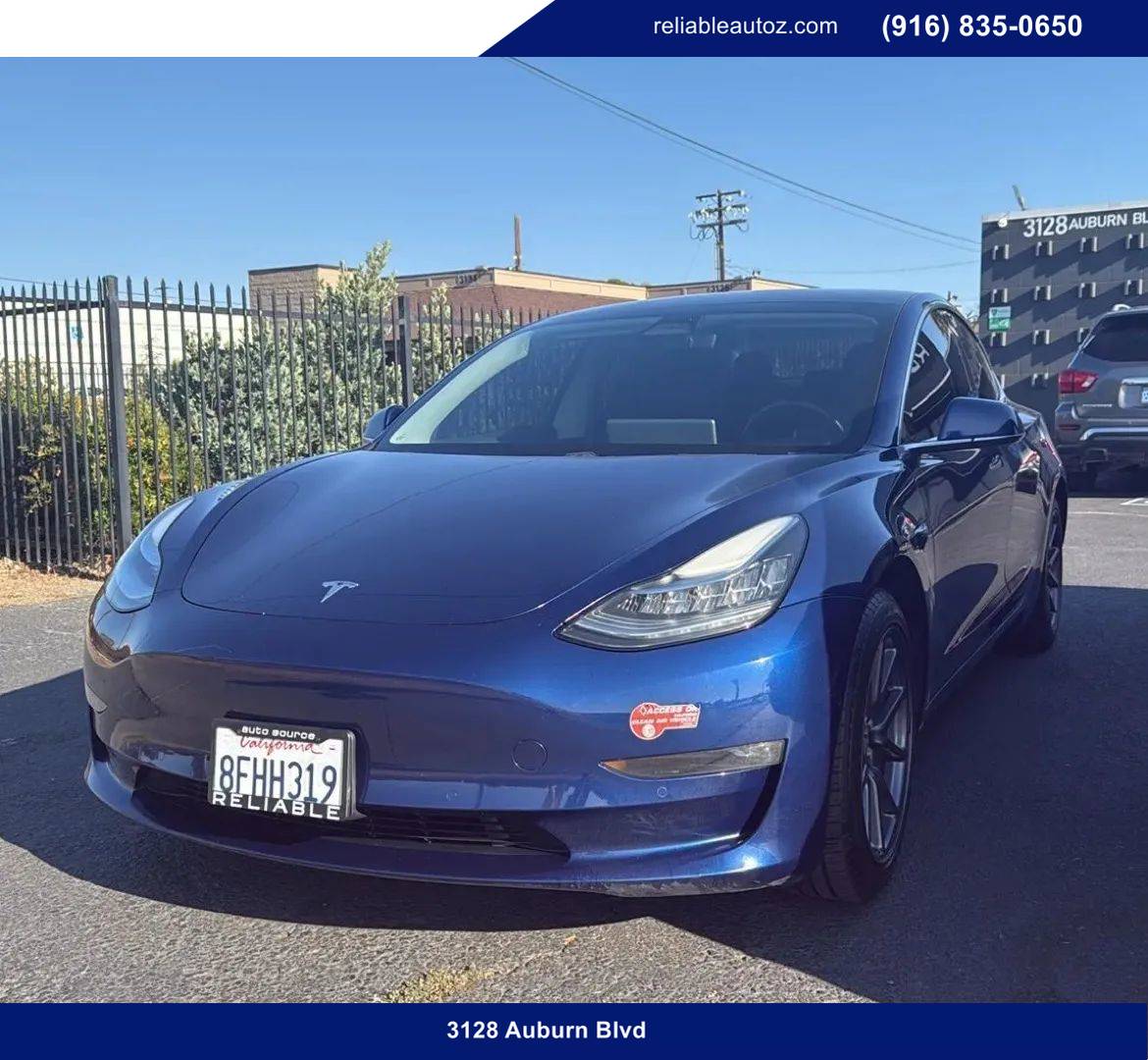 2018 Tesla Model 3 Long Range — Sedan — 88,555 mi — Sacramento, CA