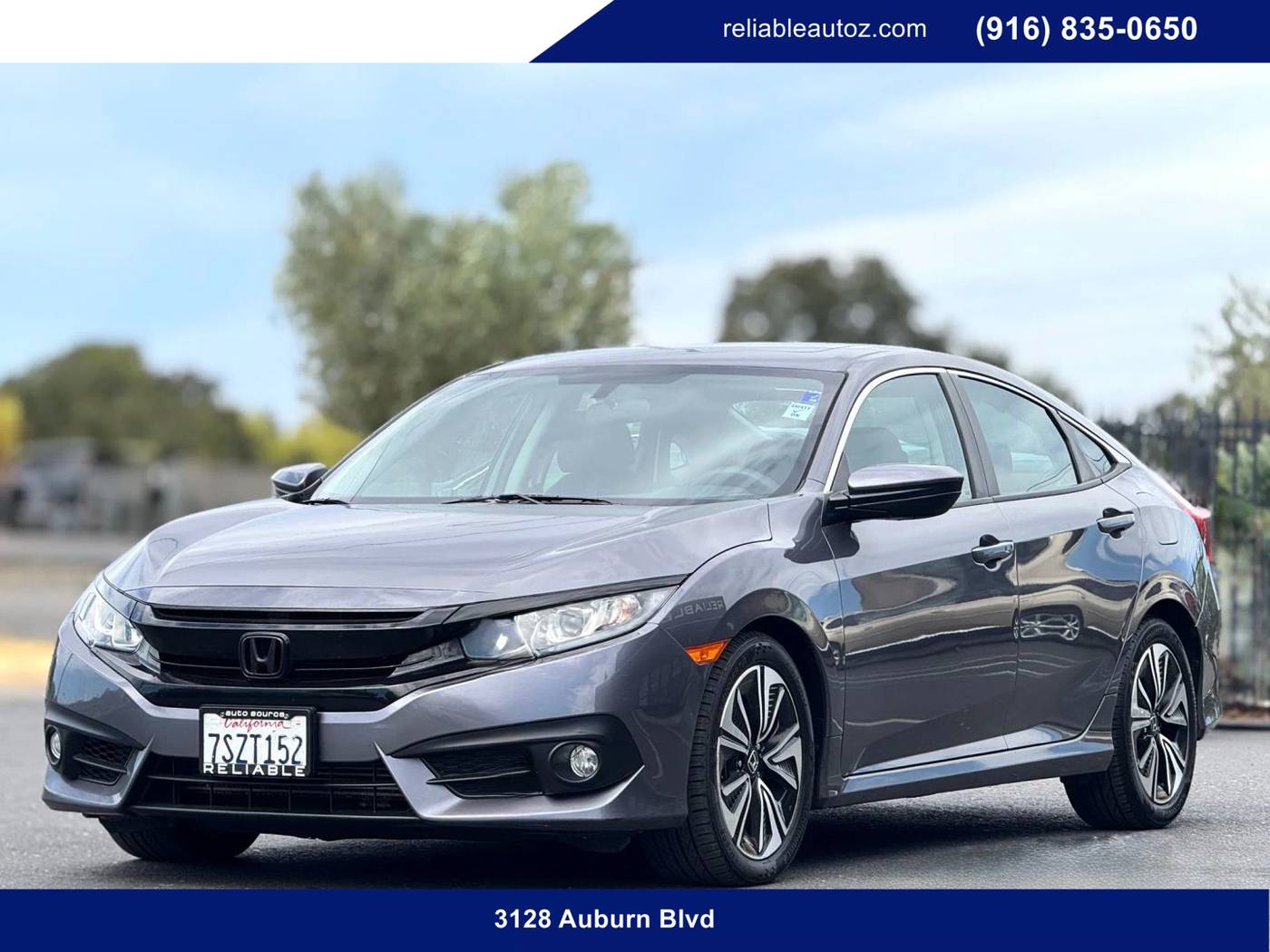 2016 Honda Civic EX-T — Sedan — 85,420 mi — Sacramento, CA