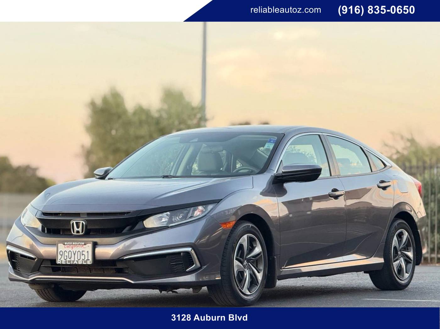 2020 Honda Civic LX — Sedan — 33,799 mi — Sacramento, CA