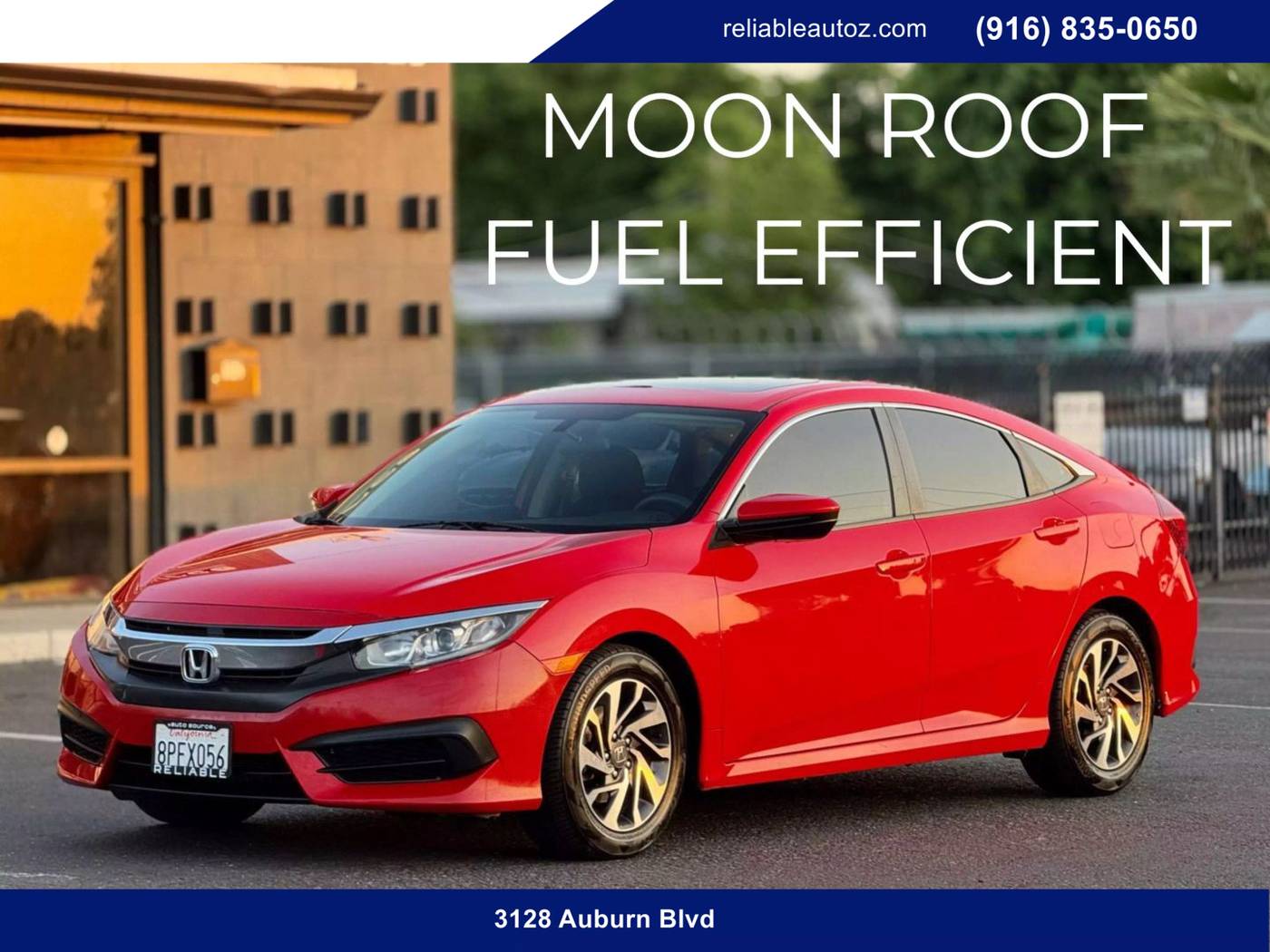 2017 Honda Civic EX — Sedan — 79,156 mi — Sacramento, CA