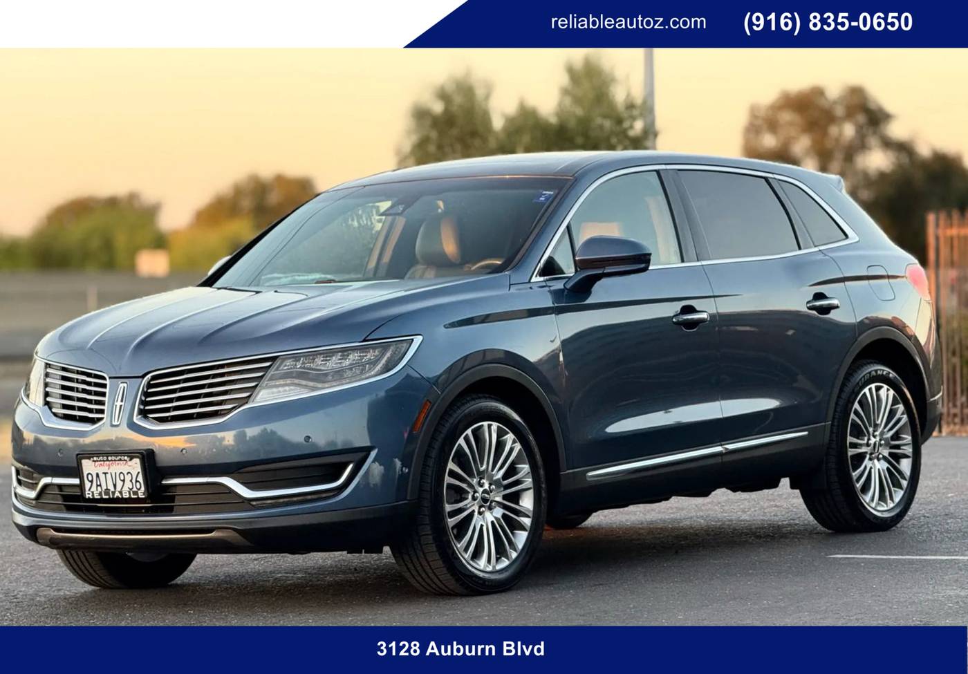 2018 Lincoln MKX Reserve — SUV — 77,769 mi — Sacramento, CA
