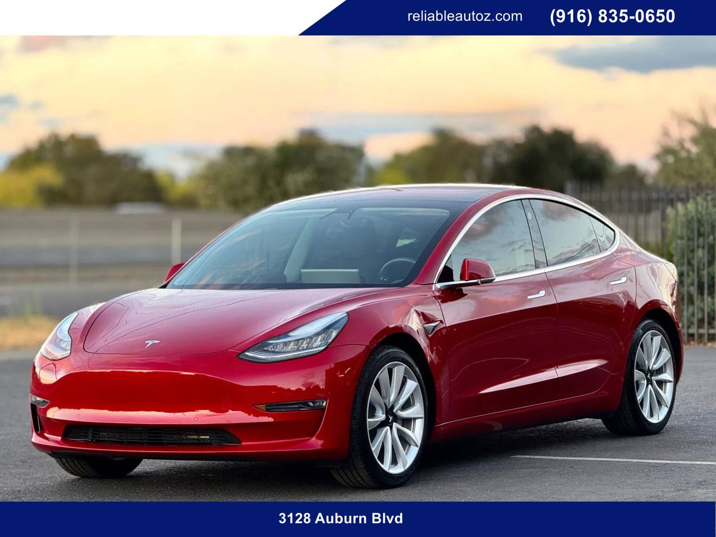 2018 Tesla Model 3 Long Range — Sedan — 50,859 mi — Sacramento, CA