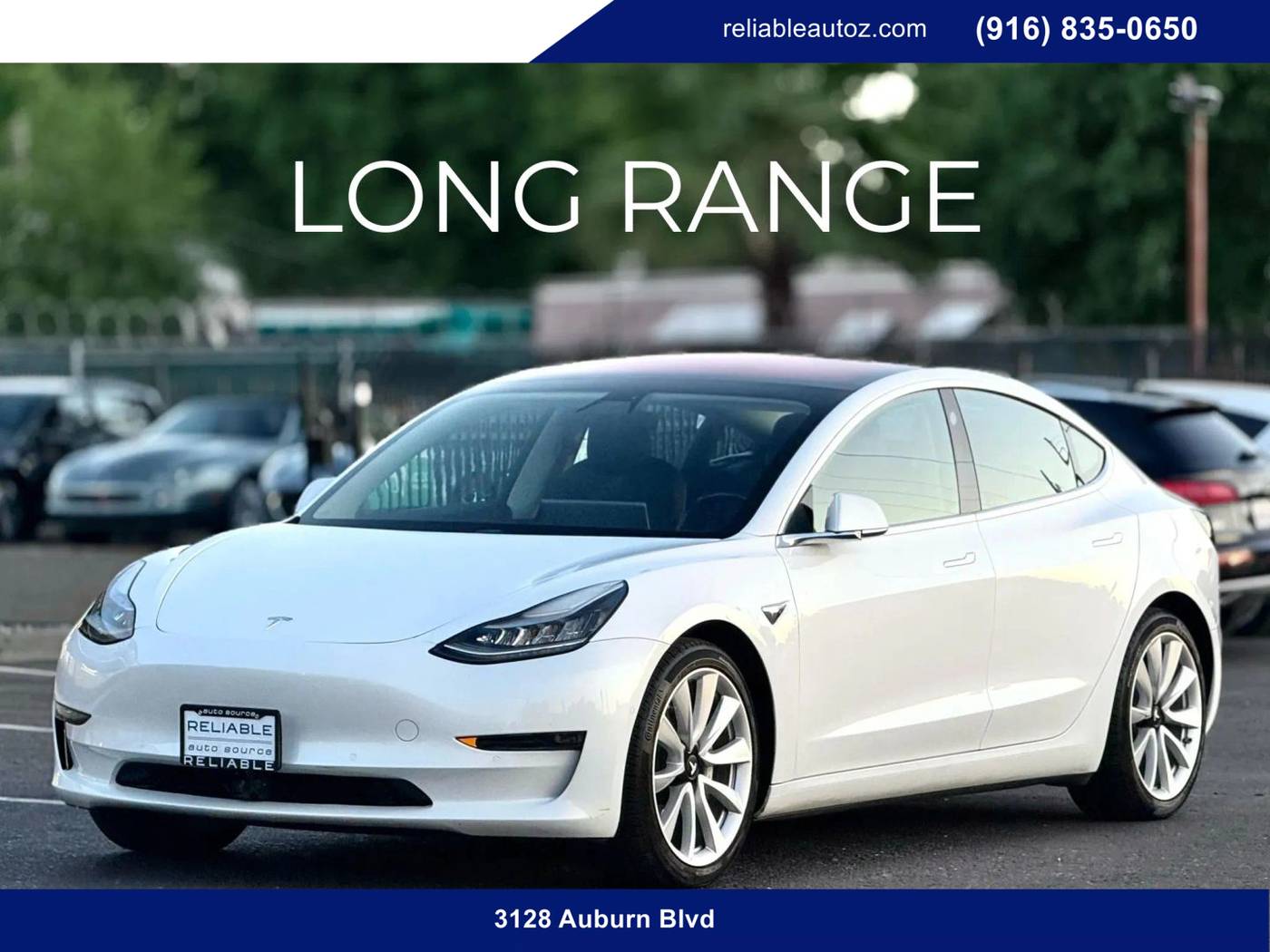 2018 Tesla Model 3 Long Range — Sedan — 93,990 mi — Sacramento, CA