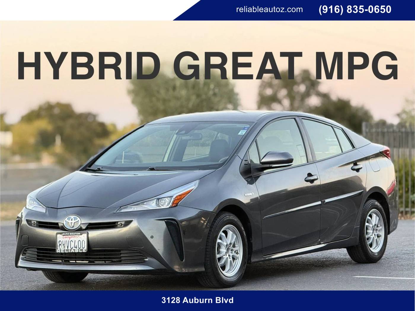 2021 Toyota Prius LE — Hatchback — 55,663 mi — Sacramento, CA