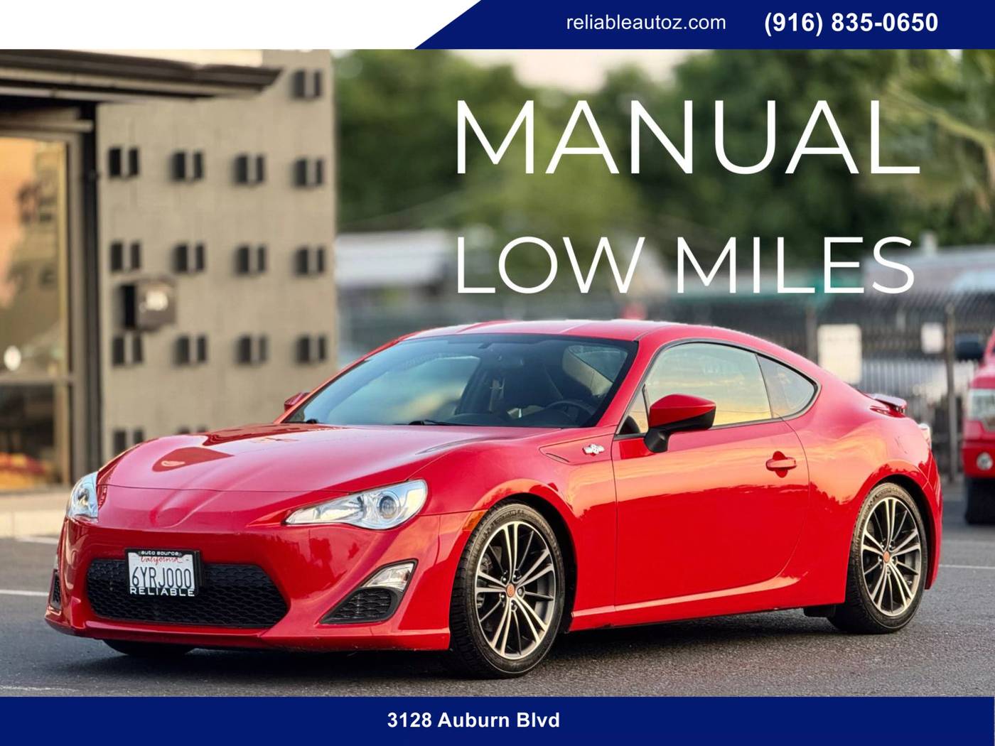 2013 Scion FR-S Base — Coupe — 43,319 mi — Sacramento, CA