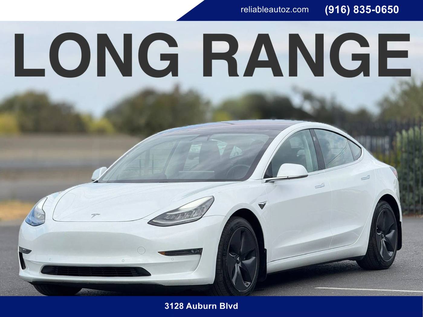 2018 Tesla Model 3 Long Range — Sedan — 90,623 mi — Sacramento, CA
