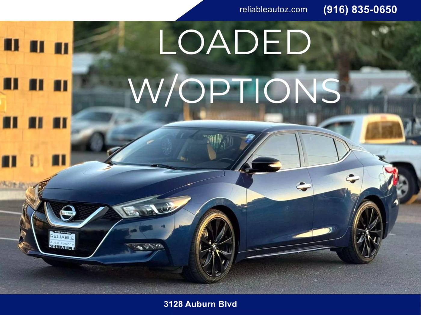 2017 Nissan Maxima SR — Sedan — 89,193 mi — Sacramento, CA