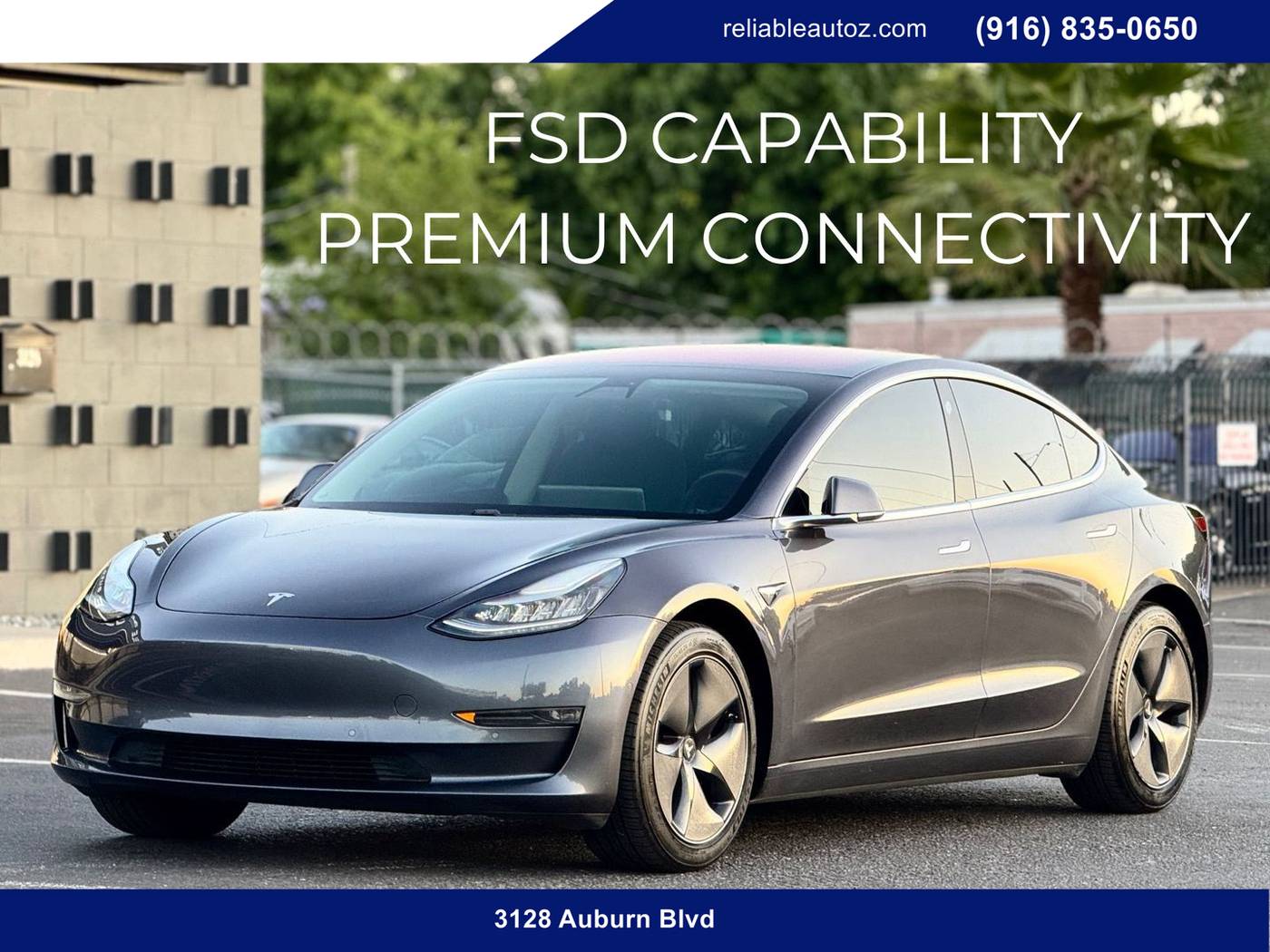 2018 Tesla Model 3 Long Range — Sedan — 78,092 mi — Sacramento, CA