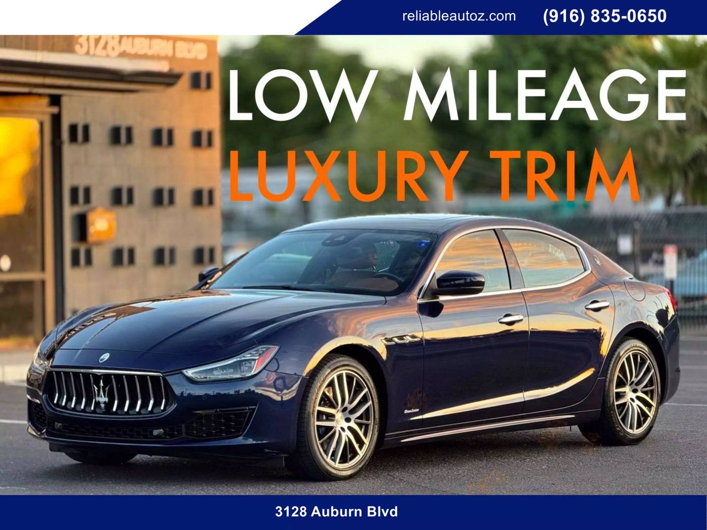 2019 Maserati Ghibli GranLusso — Sedan — 59,574 mi — Sacramento, CA