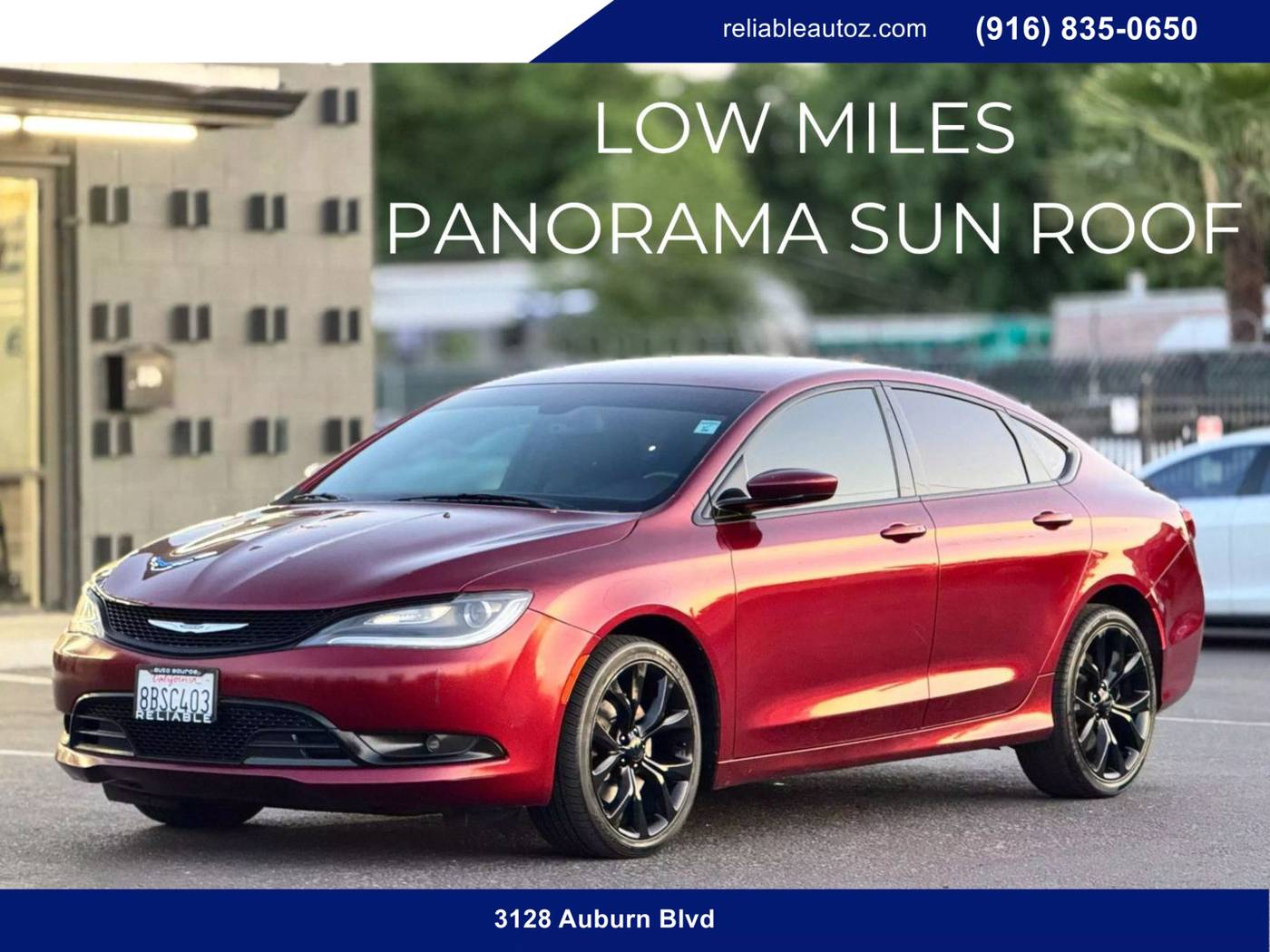 2015 Chrysler 200 S — Sedan — 43,589 mi — Sacramento, CA