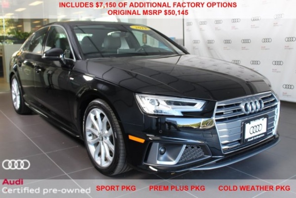 2019 Audi A4 Premium Plus 45 Tfsi Quattro For Sale In Arlington