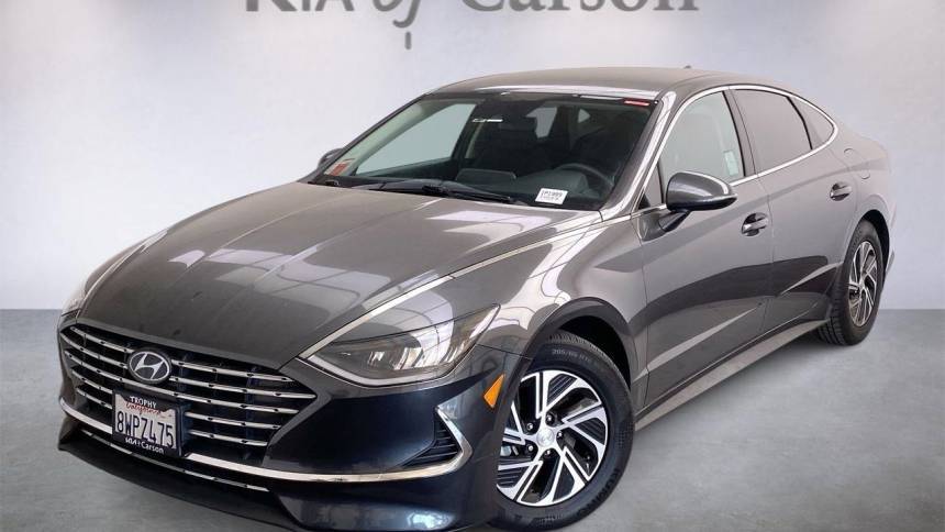 2021 Hyundai Sonata Hybrid Blue — Sedan — 67,070 mi — Carson, CA
