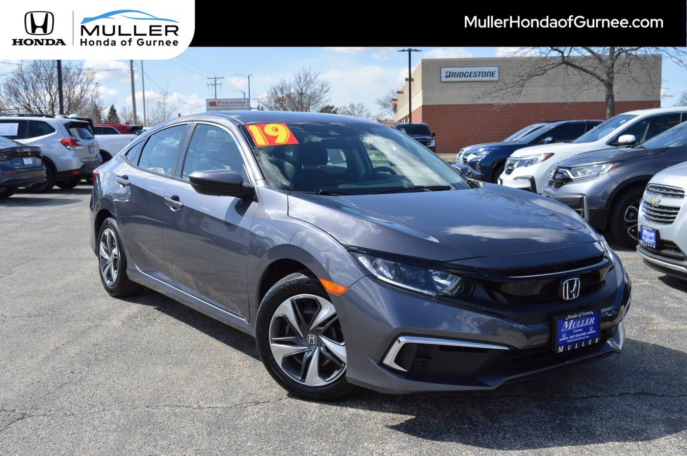2019 Honda Civic LX — Sedan — 63,224 mi — Gurnee, IL