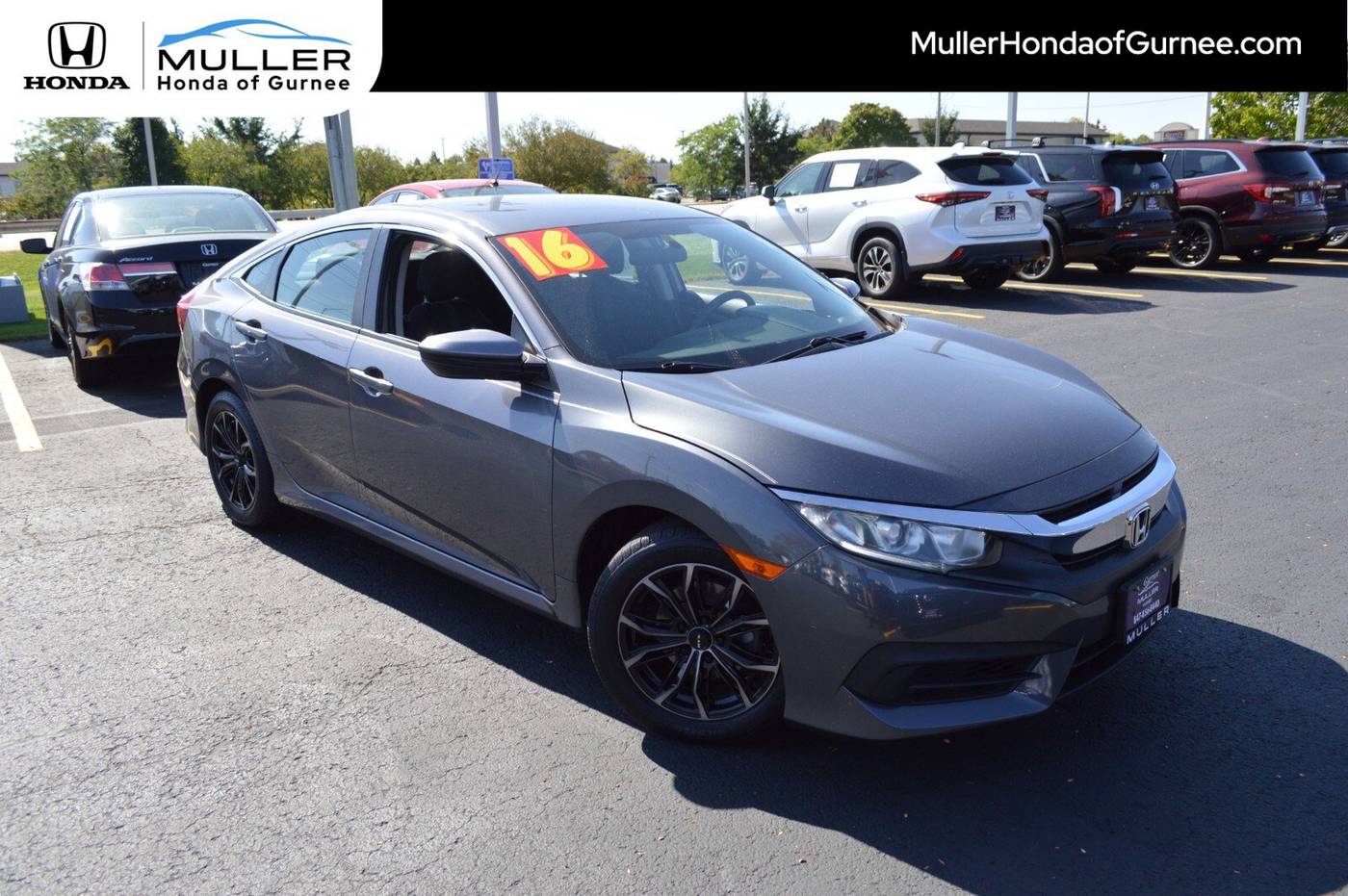 2016 Honda Civic LX — Sedan — 78,032 mi — Gurnee, IL