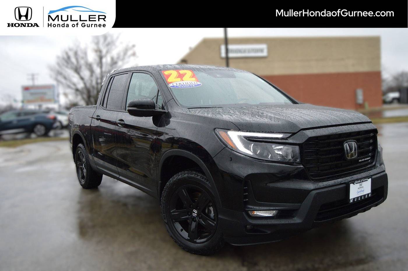 2022 Honda Ridgeline Black Edition — Pickup Truck — 38,776 mi — Gurnee, IL
