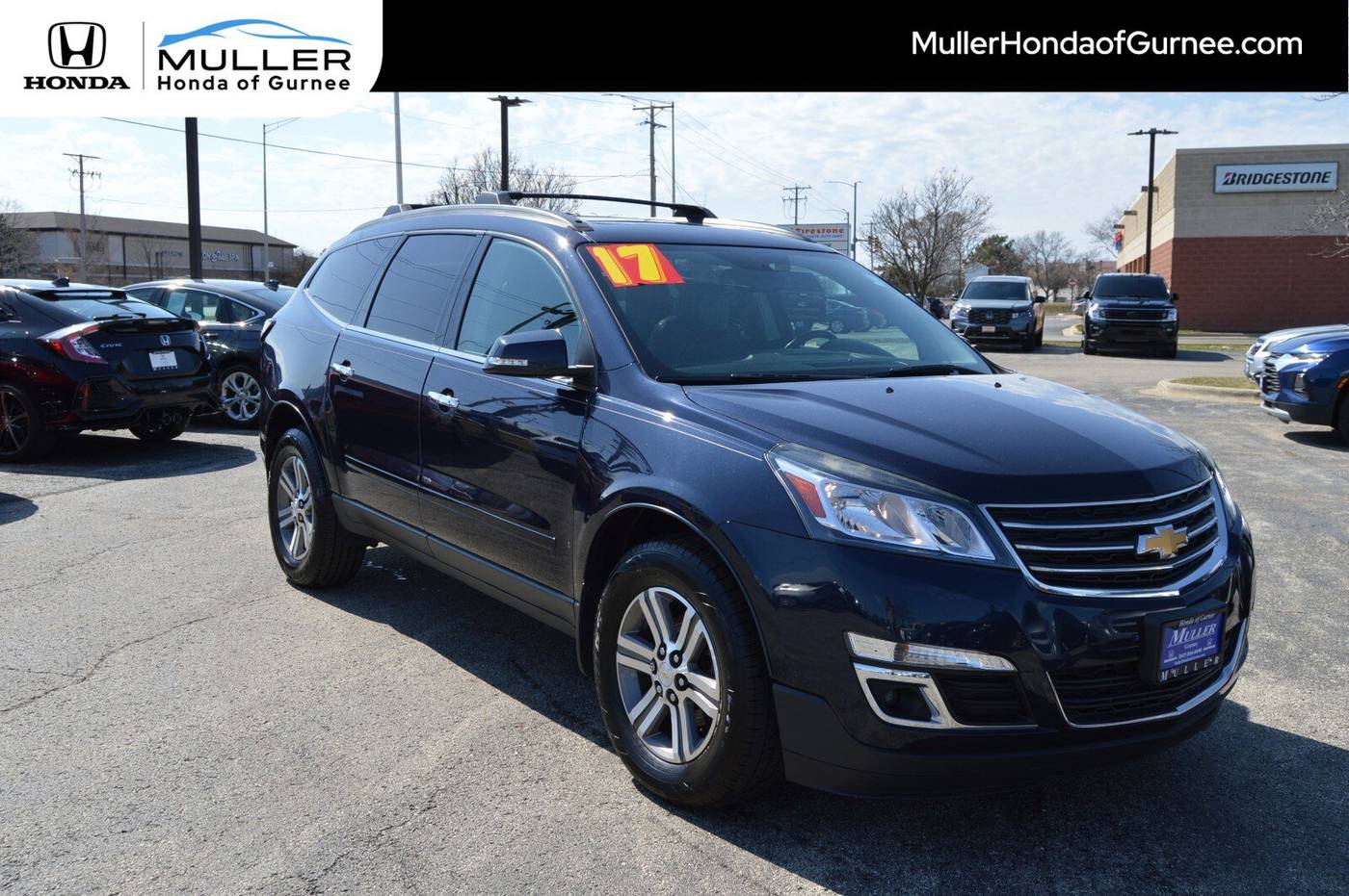 2017 Chevrolet Traverse LT — SUV — 93,710 mi — Gurnee, IL