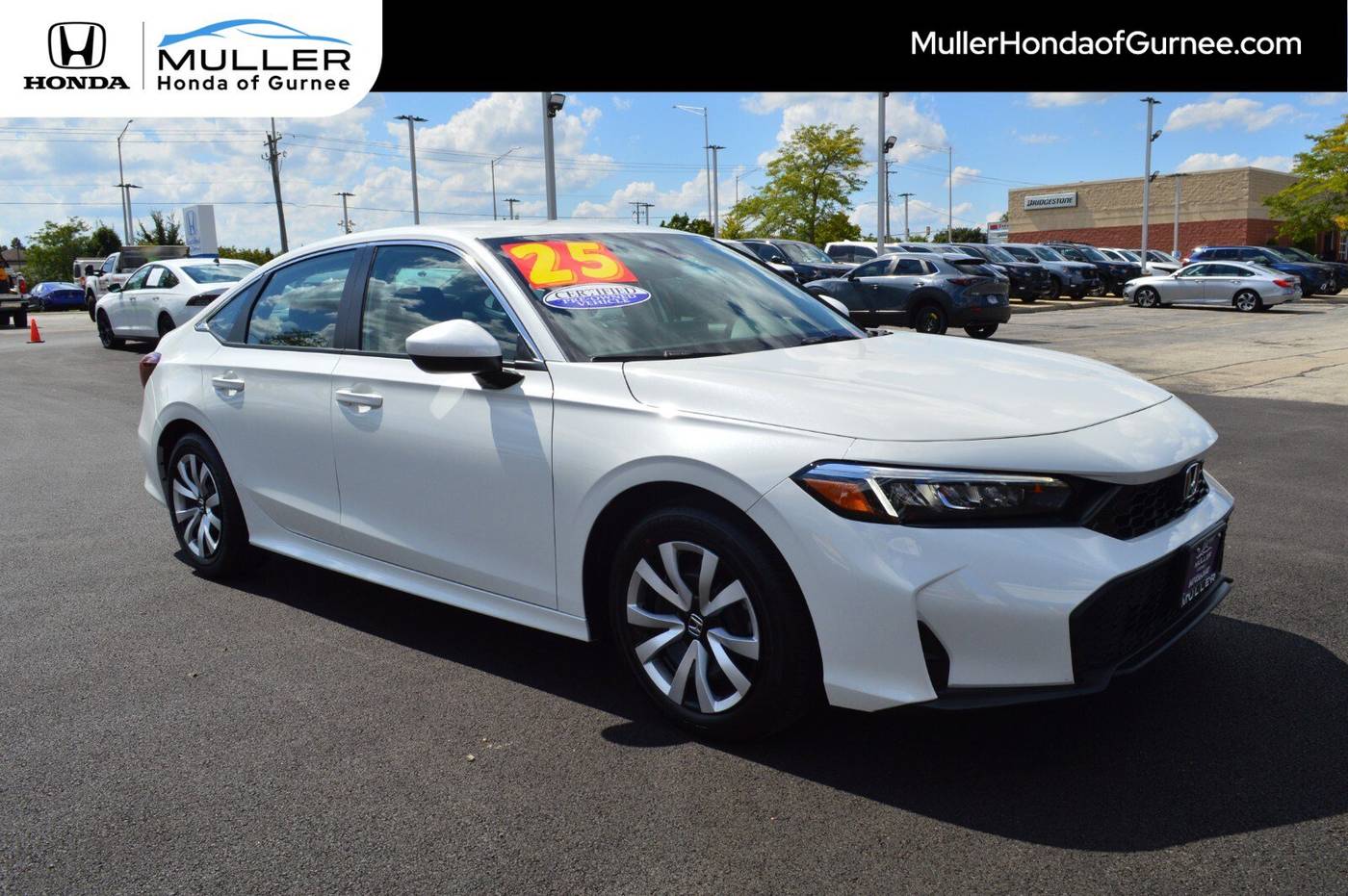 2025 Honda Civic LX — Sedan — 1,605 mi — Gurnee, IL