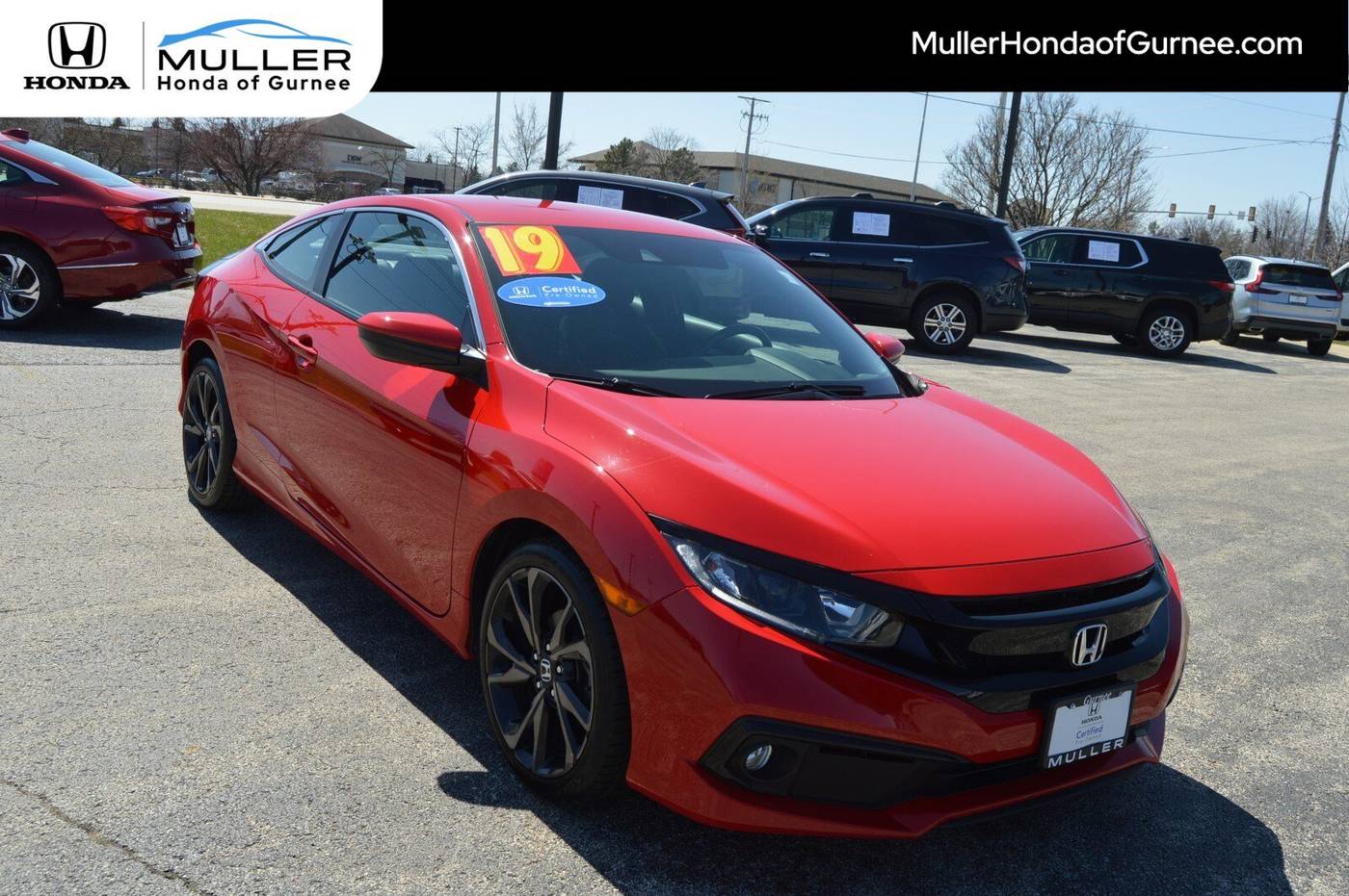 2019 Honda Civic Sport — Coupe — 88,818 mi — Gurnee, IL