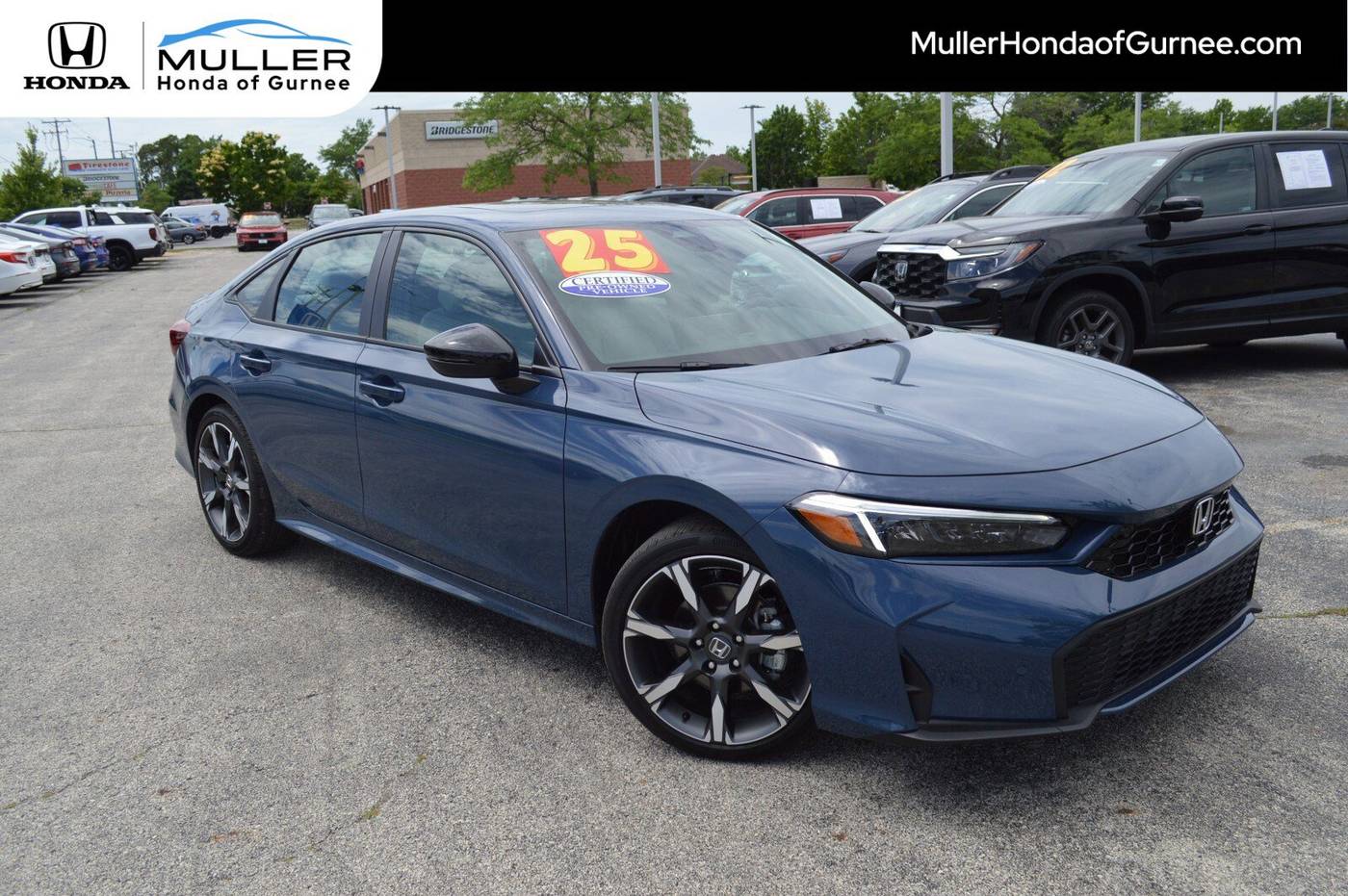 2025 Honda Civic Hybrid Sport Touring — Sedan — 2,414 mi — Gurnee, IL