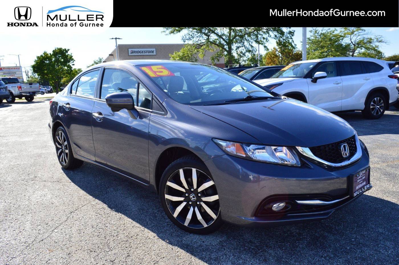 2015 Honda Civic EX-L — Sedan — 88,083 mi — Gurnee, IL