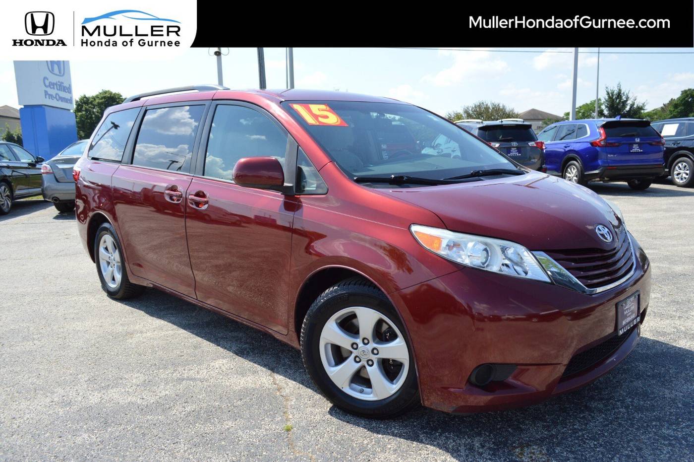 2015 Toyota Sienna LE — Minivan — 188,251 mi — Gurnee, IL