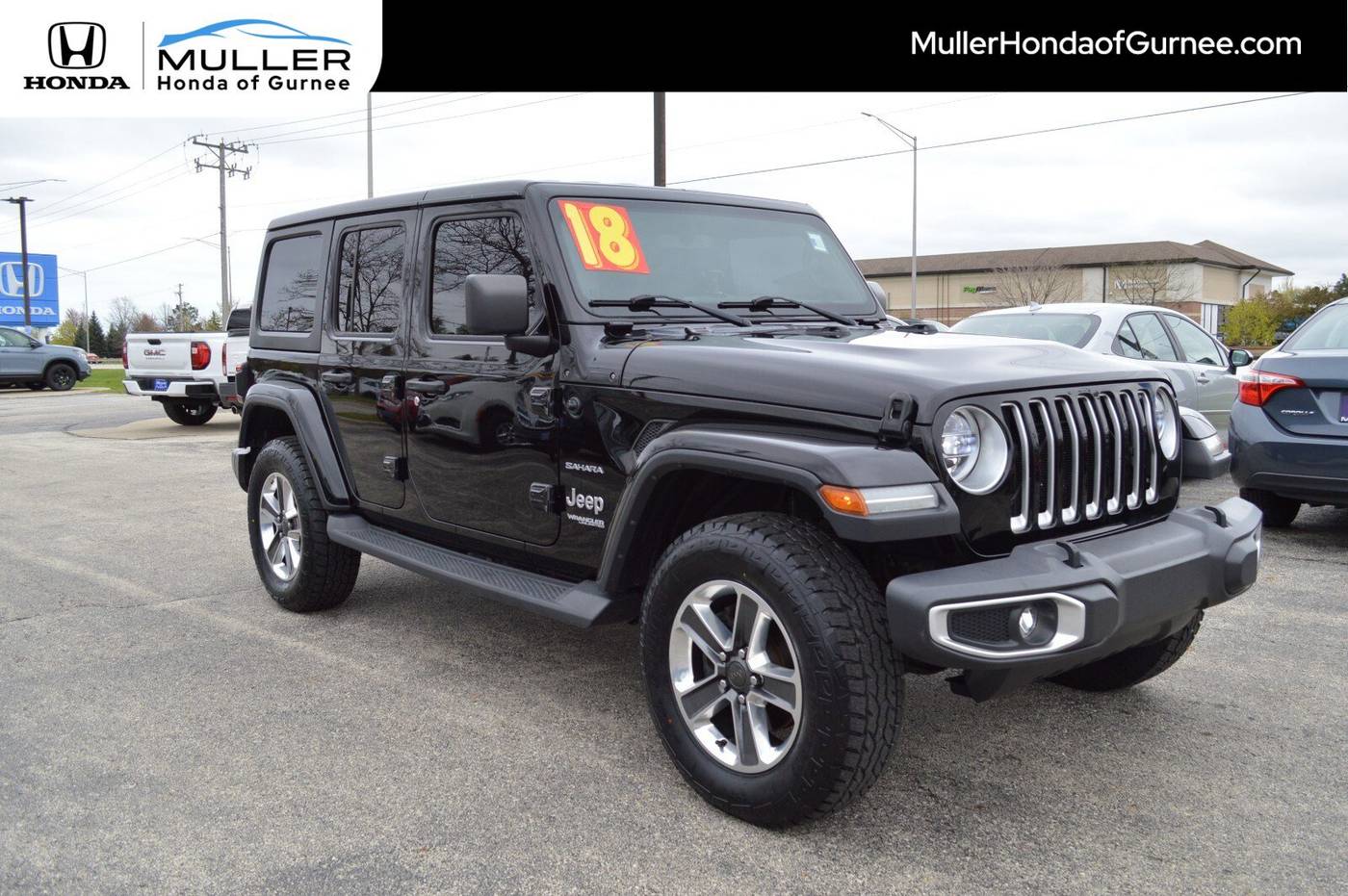 2018 Jeep Wrangler Sahara — SUV — 107,130 mi — Gurnee, IL
