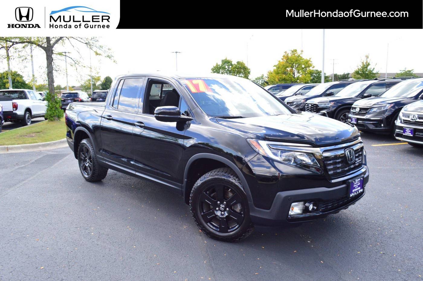 2017 Honda Ridgeline Black Edition — Pickup Truck — 58,216 mi — Gurnee, IL