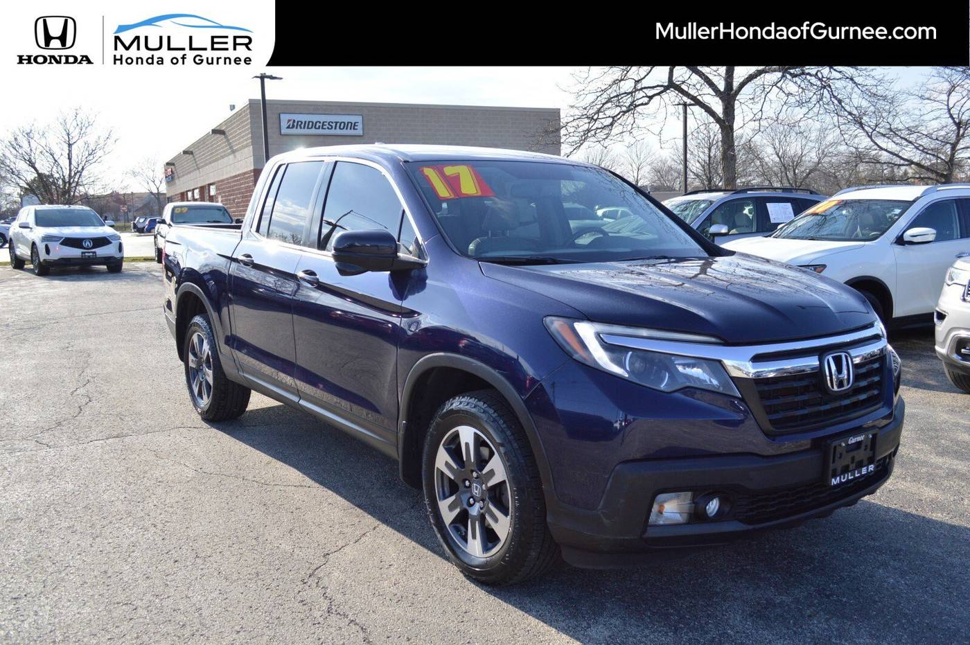2017 Honda Ridgeline RTL-T — Pickup Truck — 103,343 mi — Gurnee, IL
