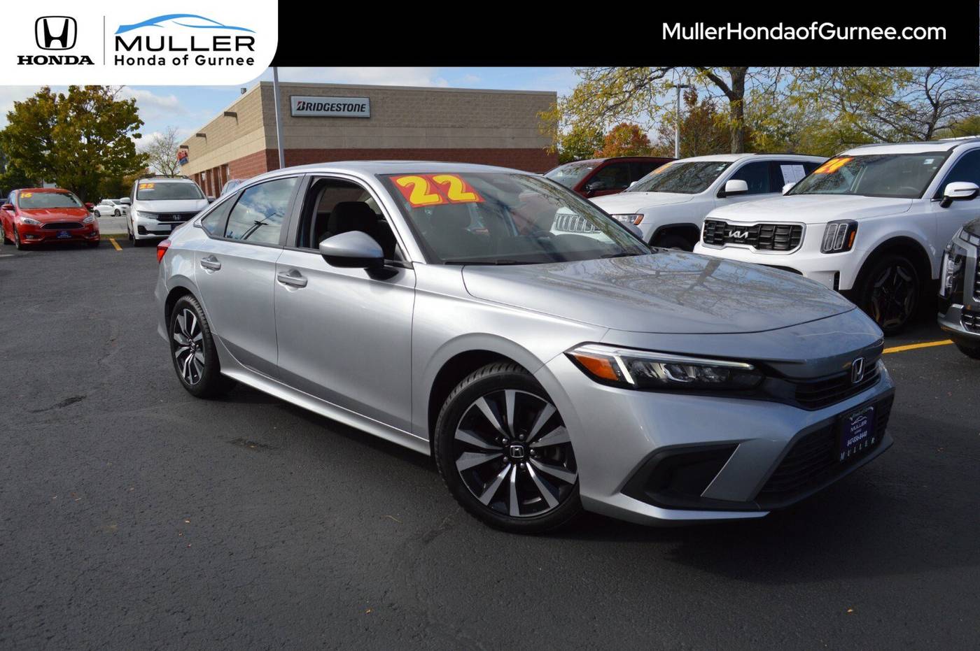 2022 Honda Civic EX — Sedan — 37,726 mi — Gurnee, IL