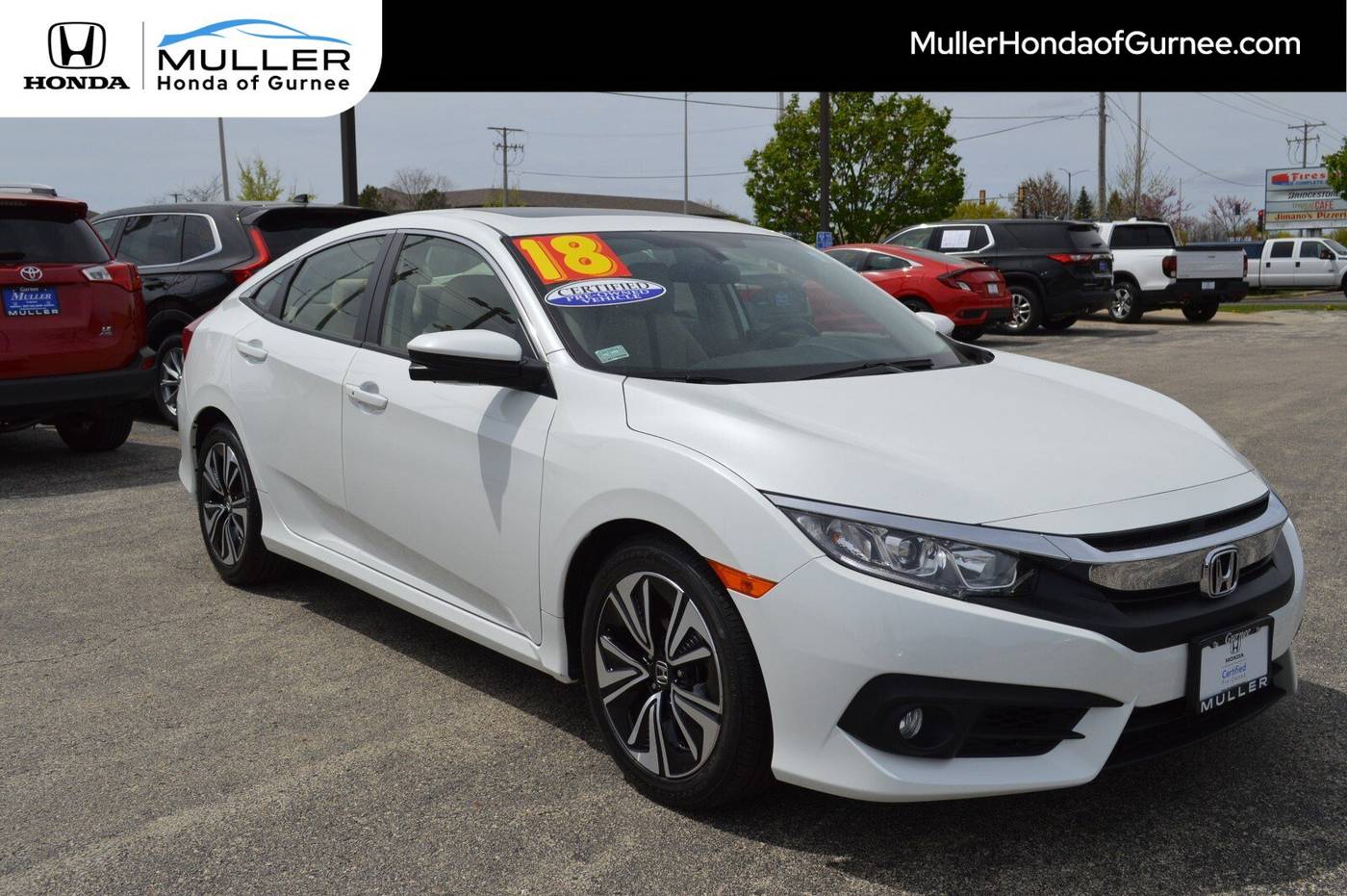2018 Honda Civic EX-T — Sedan — 56,827 mi — Gurnee, IL