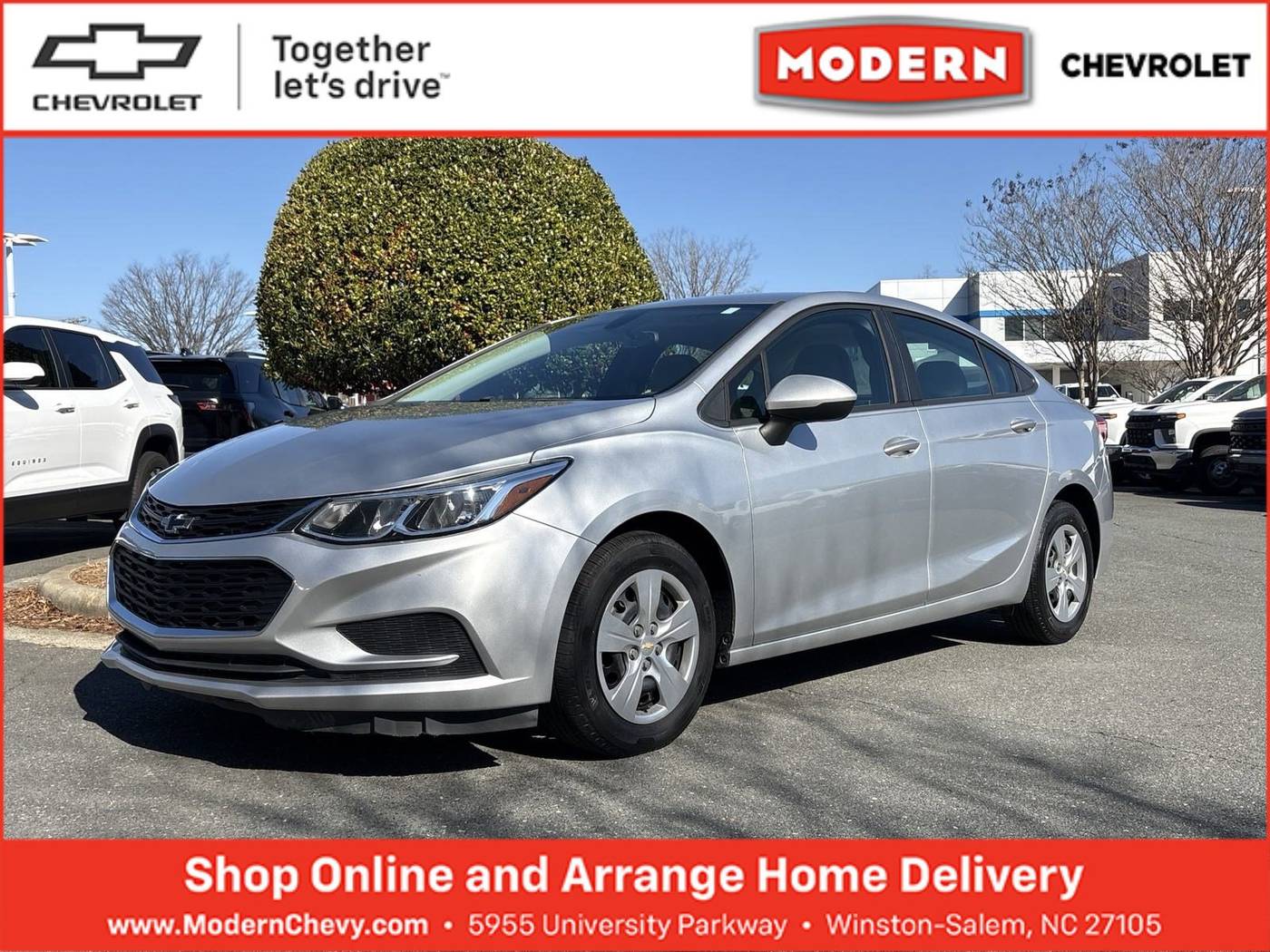 2018 Chevrolet Cruze LS — Sedan — 73,485 mi — Winston Salem, NC