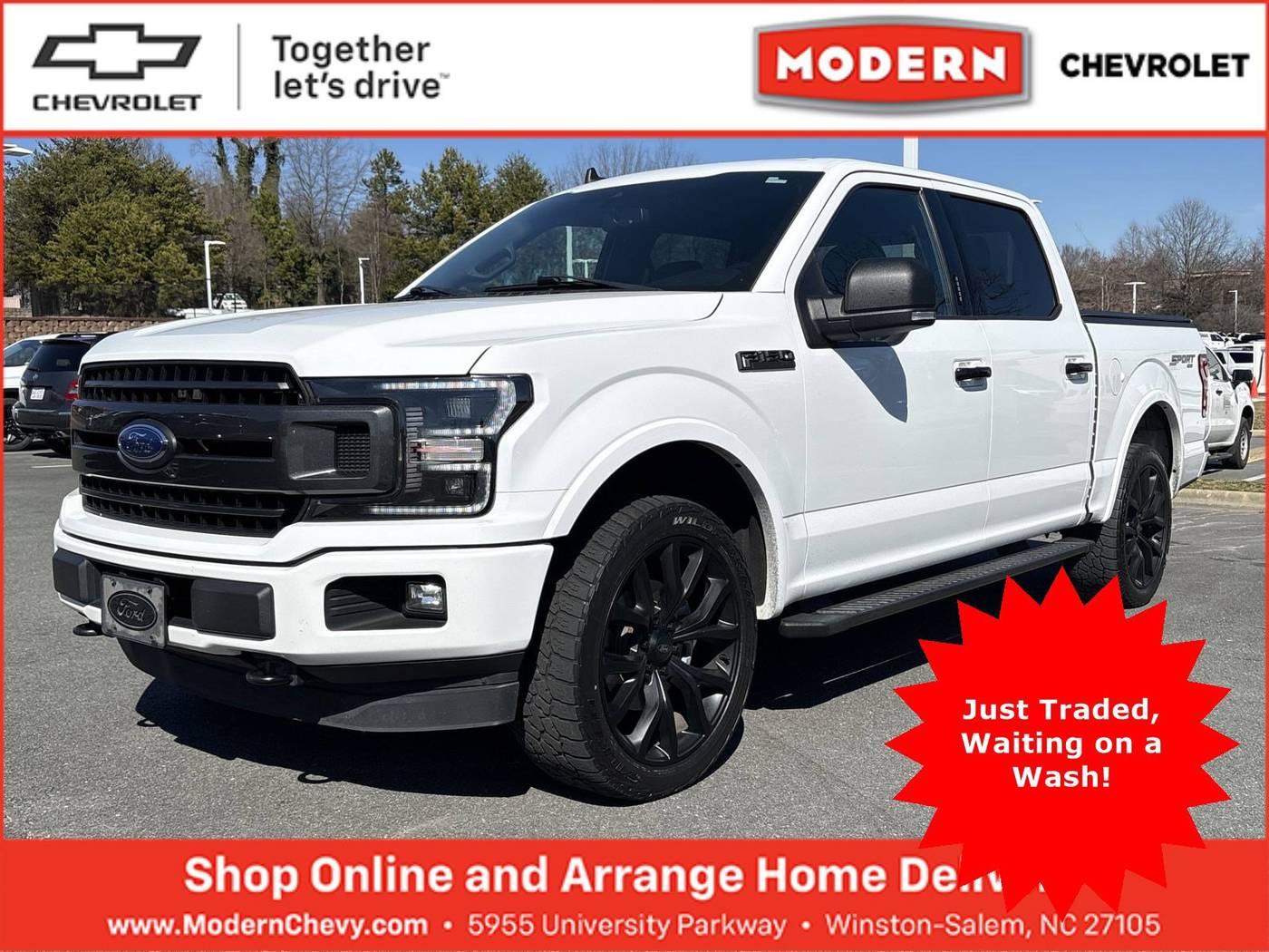 2020 Ford F-150 XLT — Pickup Truck — 118,713 mi — Winston Salem, NC