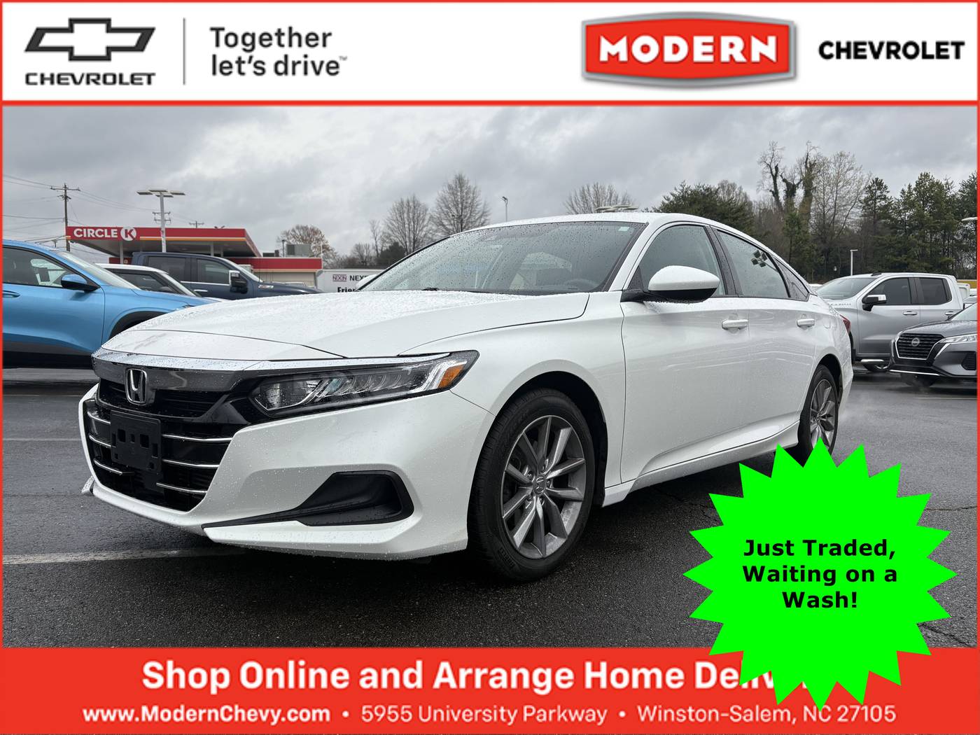 2021 Honda Accord LX — Sedan — 72,173 mi — Winston Salem, NC