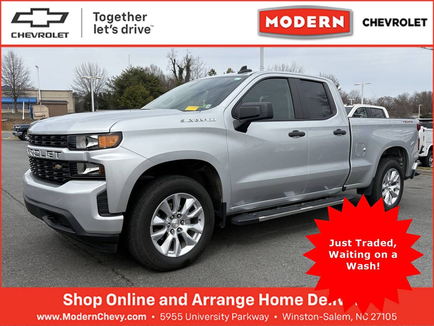 2021 Chevrolet Silverado 1500 Custom — Pickup Truck — 20,629 mi — Winston Salem, NC
