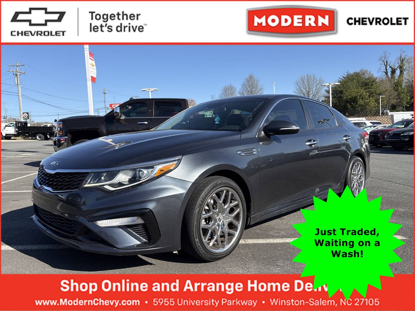 2020 Kia Optima LX — Sedan — 92,682 mi — Winston Salem, NC
