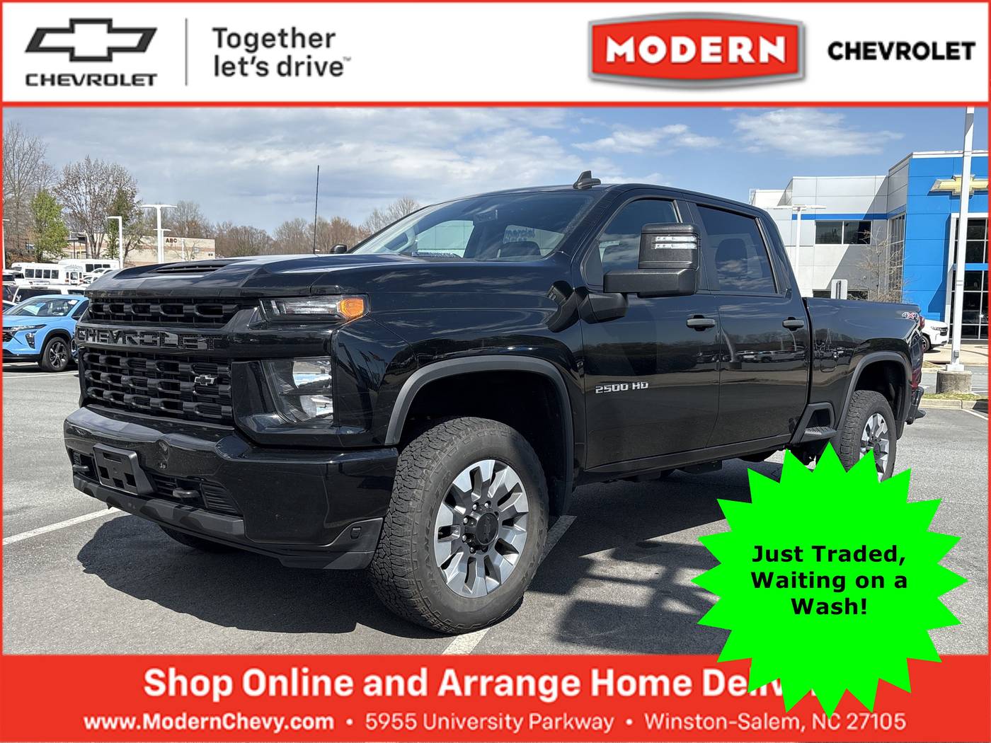 2023 Chevrolet Silverado 2500HD Custom — Pickup Truck — 22,000 mi — Winston Salem, NC