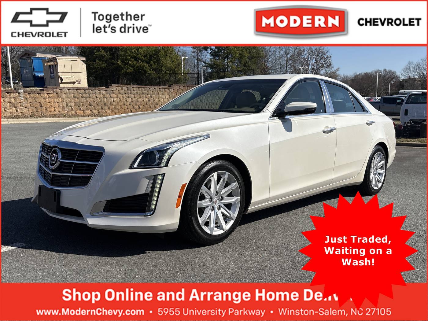2014 Cadillac CTS Luxury — Sedan — 71,057 mi — Winston Salem, NC
