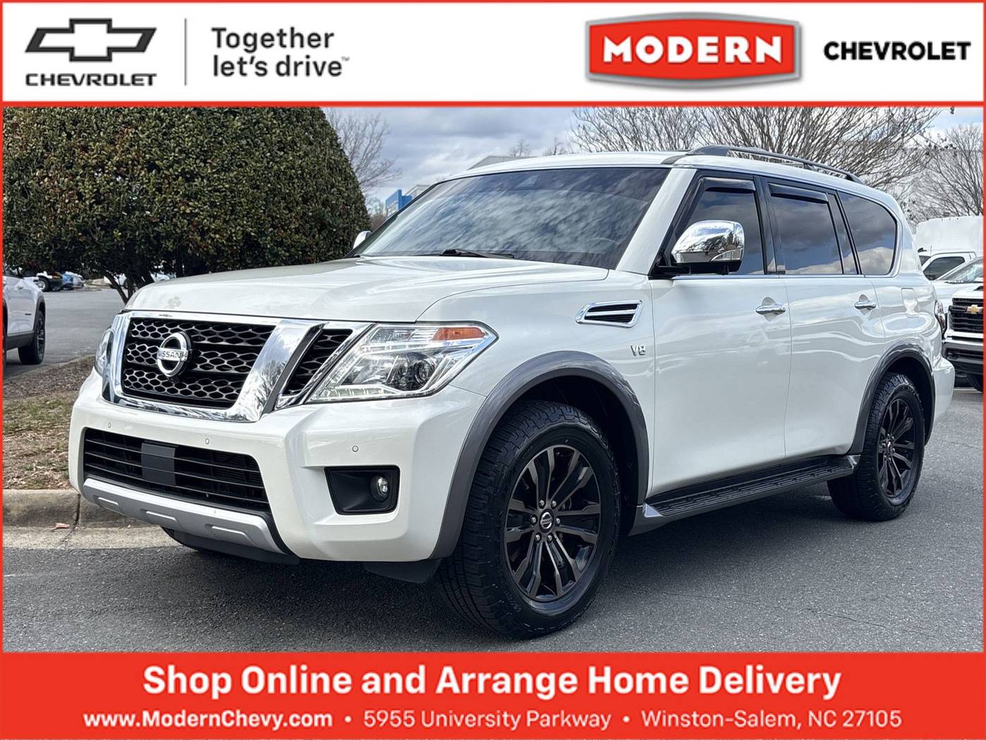 2018 Nissan Armada Platinum — SUV — 84,705 mi — Winston Salem, NC