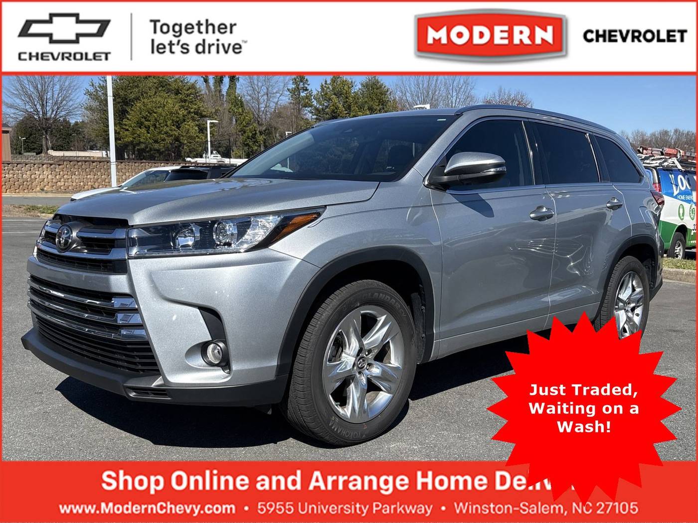 2017 Toyota Highlander Limited — SUV — 36,413 mi — Winston Salem, NC
