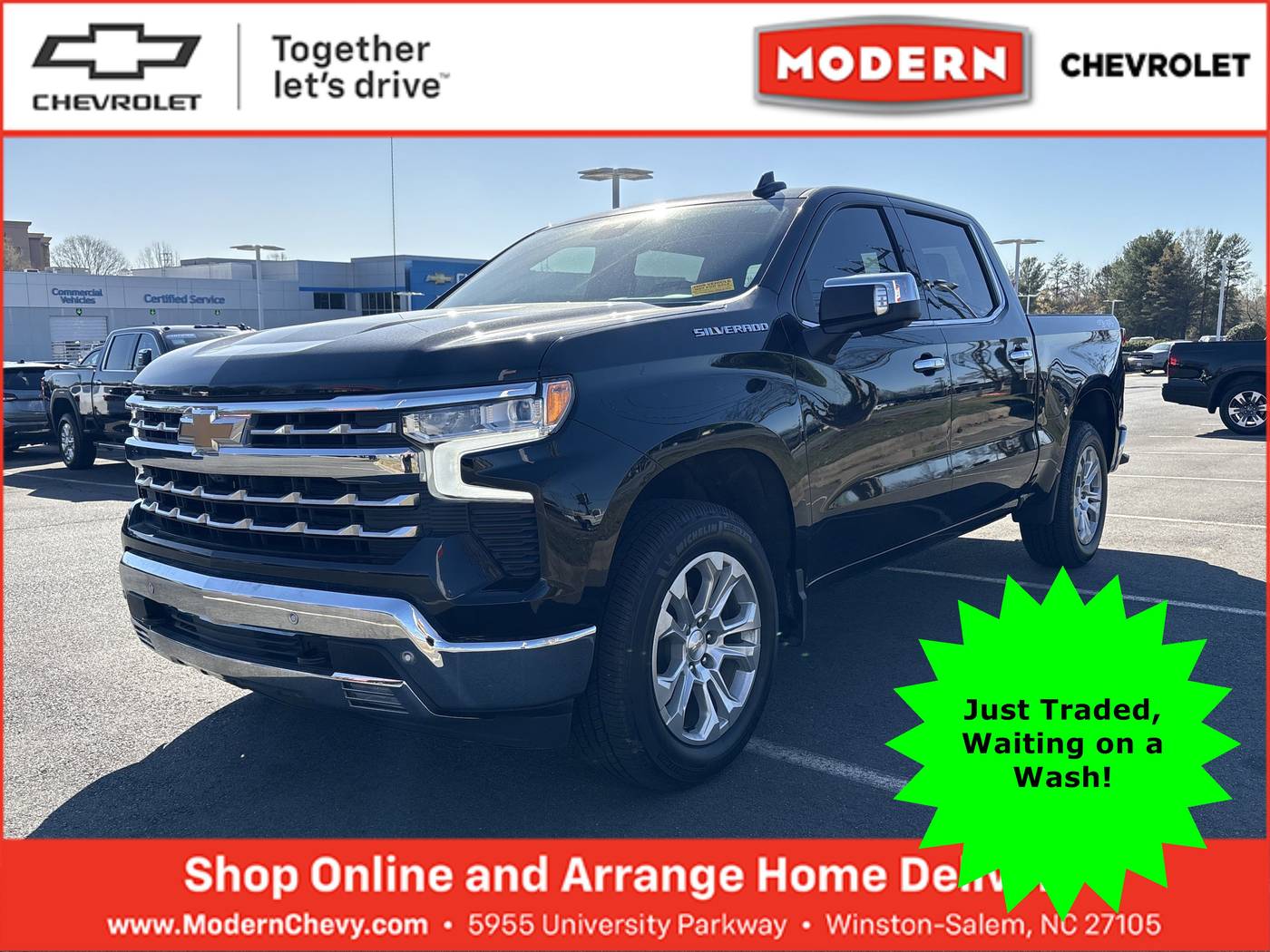 2024 Chevrolet Silverado 1500 LTZ — Pickup Truck — 57,895 mi — Winston Salem, NC