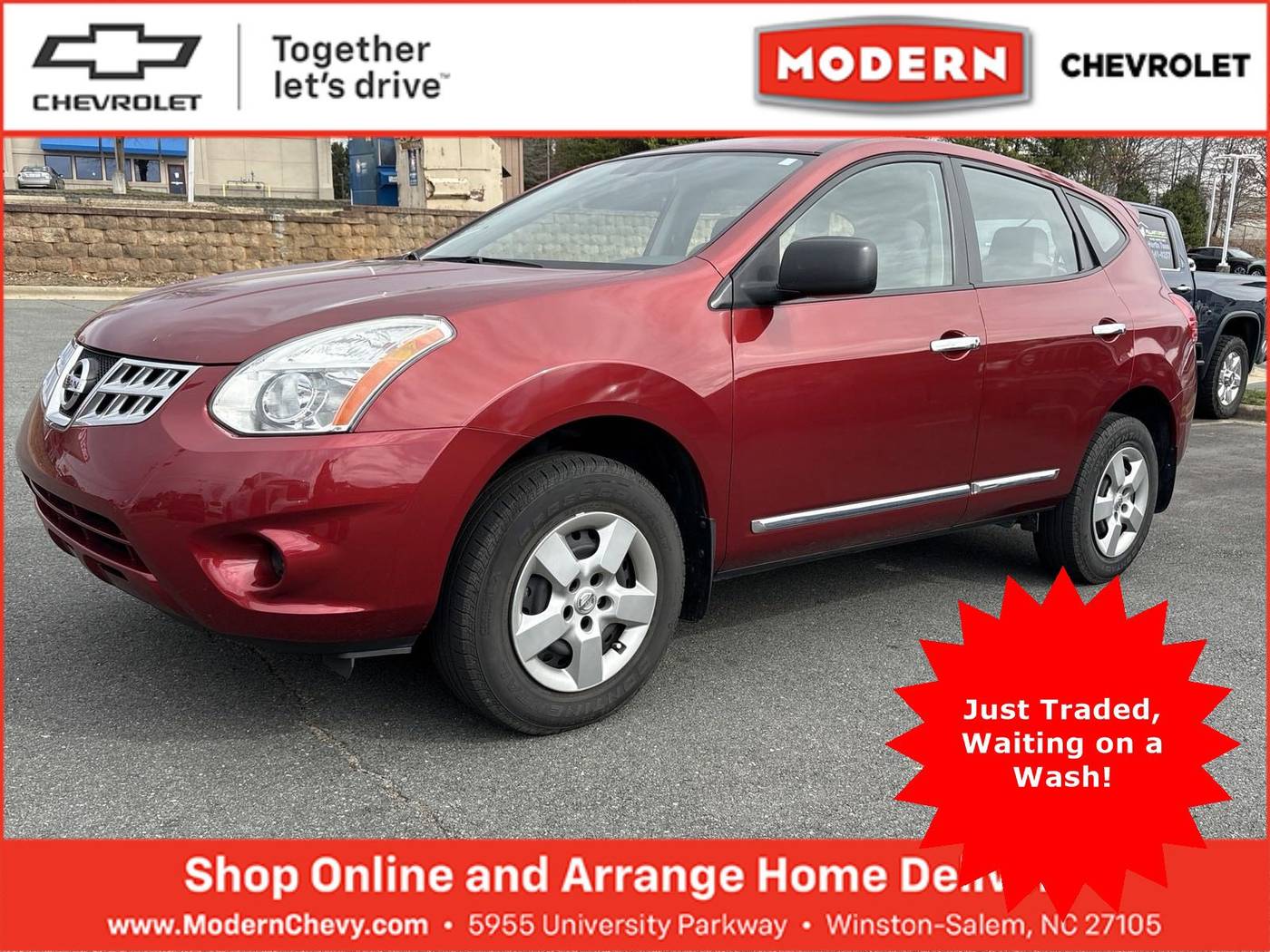 2012 Nissan Rogue S — SUV — 98,548 mi — Winston Salem, NC