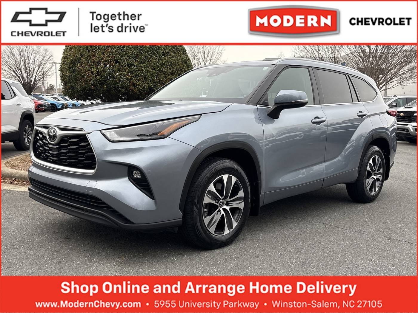 2022 Toyota Highlander XLE — SUV — 50,160 mi — Winston Salem, NC