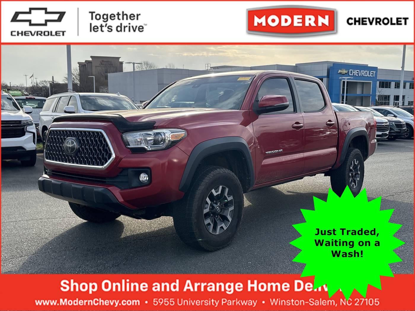 2018 Toyota Tacoma TRD Off Road — Pickup Truck — 128,725 mi — Winston Salem, NC
