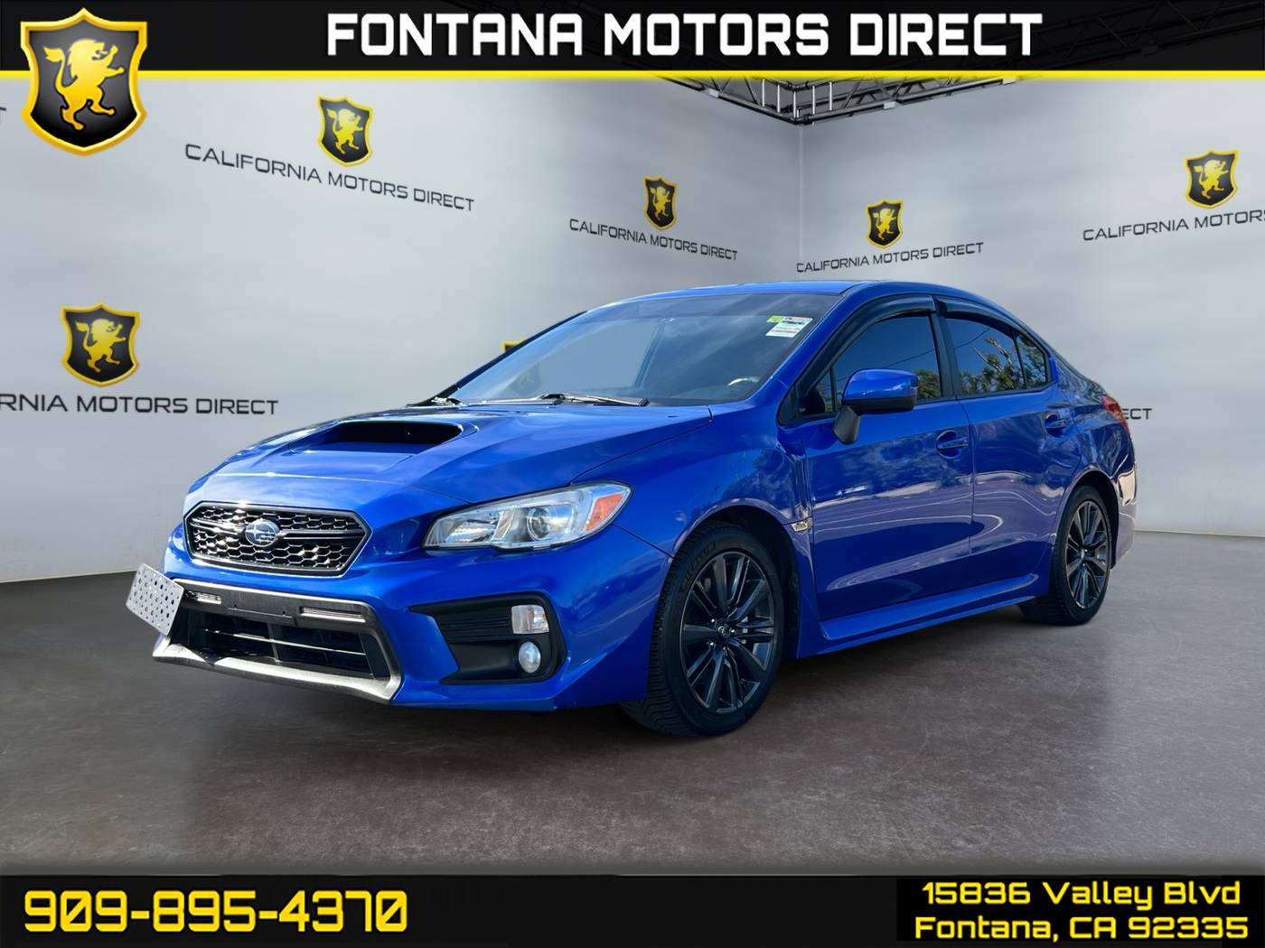 2021 Subaru WRX Standard — Sedan — 36,546 mi — Fontana, CA